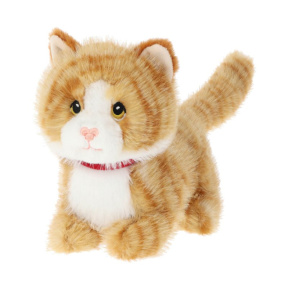 Jucărie moale Keeleco Kitty Love Pisicuță saritoare18 cm orange
