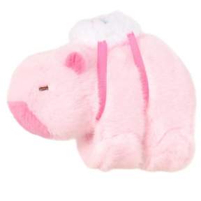 Мягкая игрушка STIP Капибара браслет розовая, 15 см