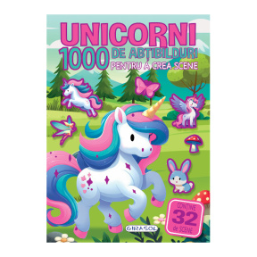 1000 de abțibilduri. Unicorni
