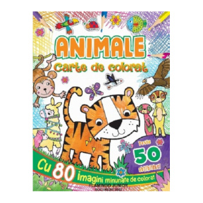 Animale. Carte de colorat