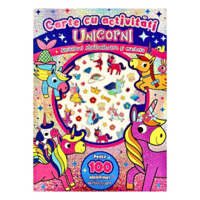 Carte cu activități - Unicorni