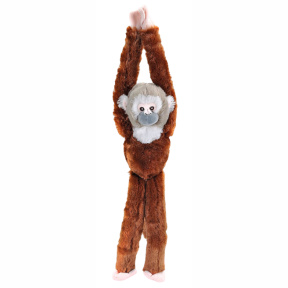 Jucărie de pluș Hanging Monkeys Maimuță maro, 50 cm