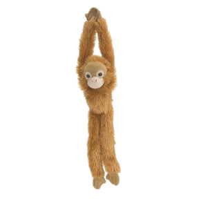 Jucărie de pluș Hanging Monkeys Maimuță Orangutan, 50 cm