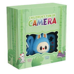 Детская цифровая камера Labubu, голубая