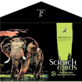 Set de gravuri colorate "Elefant"