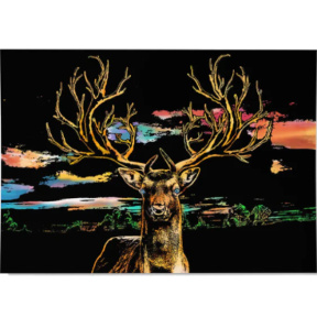 Set de gravuri colorate "Cerb"