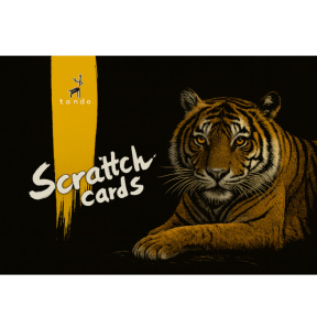 Set de gravuri colorate "Tiger"