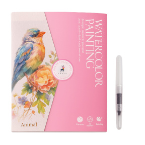 Set pictură acuarelă roz