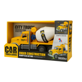 Betonieră cu lumină și sunet, galbenă