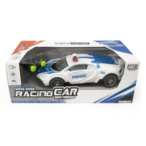 Гоночная полицейская машина на радио управлении синяя