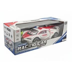 Гоночная полицейская машина на радиоуправлении, красная