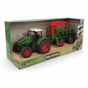 Трактор с прицепом