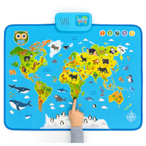 Карта Мир животных, звуком