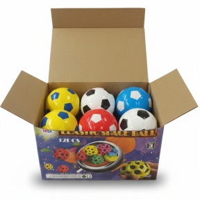 Мяч 9 см, ассорти, 12 шт.