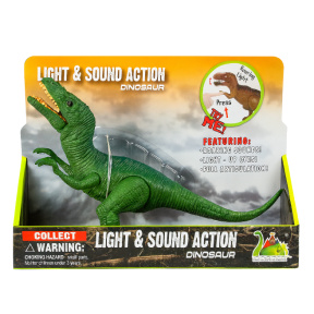 Dinozaurul „Velociraptor” cu lumină și sunet