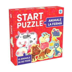 Joc de masă-puzzle „Animale la fermă”