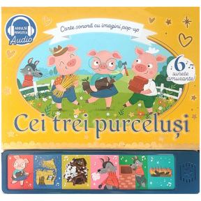 Звуковая книга с pop-up иллюстрациями. Три поросёнка