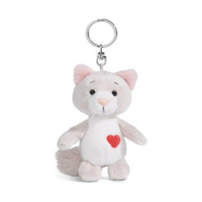 Breloc de pluș NICI Pisica Love, 10 cm