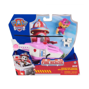 Set de joacă cu mașină Spin Master Paw Patrol Fire Rescue Skye
