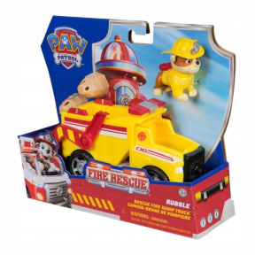 Set de joacă cu mașină Spin Master Paw Patrol Fire Rescue Rubble