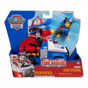 Set de joacă cu mașină Spin Master Paw Patrol Fire Rescue Chase