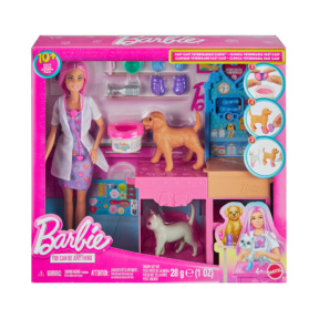 Игровой набор Barbie с куклой Ветеринарная клиника, Mattel