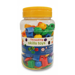 Игровой Набор в банке 138 шт фигуры с нитью