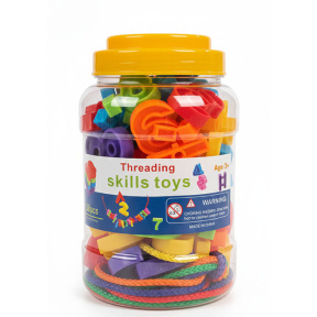 Игровой Набор в банке 75 шт цифры с нитью