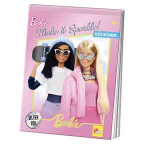 Набор для творчества Скетчбук Barbie Make it sparkle