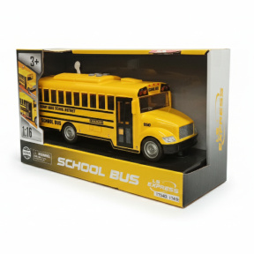 Autobuz școlar 1:16 (cu lumini și sunet)