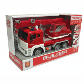 Camion de construcții 1:12 (cu lumină, sunet)
