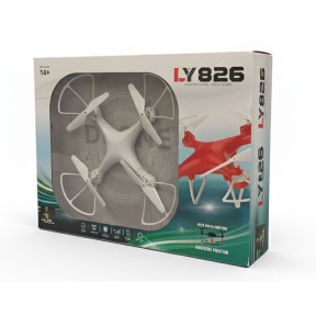 Dronă Elf cu control al altitudinii fixe, albă