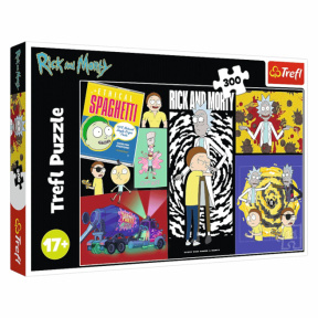 Puzzle Trefl "300" - A strange place in the galaxy / Warner Rick and Morty
