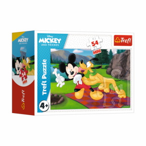 Puzzle Trefl "54 Mini" - Crazy Adventures of Mickey Mouse / Disney Mickey Mouse and Friends