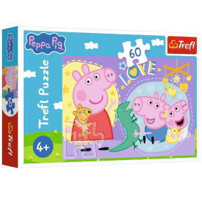 Puzzle "60" - Happy piggy / Peppa Pig