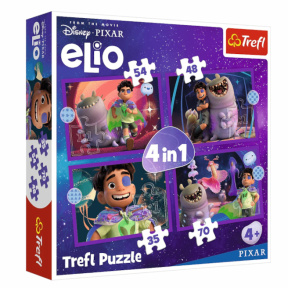 Puzzle Trefl "4в1" - Elios extraterrestrial missions / Disney Elio