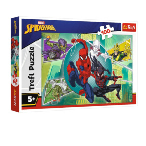 Puzzle 100 - Spider mask / Disney Marvel Spiderman