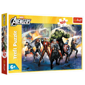Puzzle "160" - Superpowers / Disney Marvel The Avengers