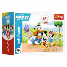 Puzzle Trefl "54 Mini" - Crazy Adventures of Mickey Mouse / Disney Mickey Mouse and Friends