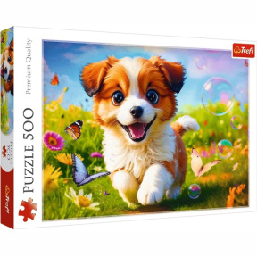 Puzzle "500" - Happy Puppy