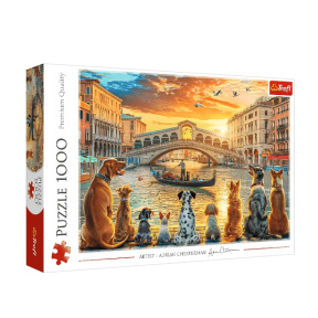 Puzzle "1000" - Dogs in Venice