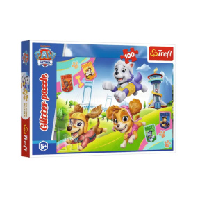 Puzzle "100 Glitter" - Shiny dogs / Viacom PAW Patrol