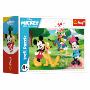 Puzzle Trefl "54 Mini" - Crazy Adventures of Mickey Mouse / Disney Mickey Mouse and Friends