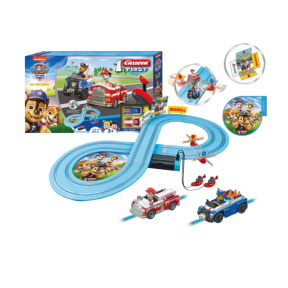 Pistă PAW PATROL 2,4 m cu 2 mașinuțe Carrera