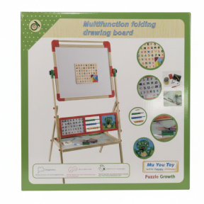 Șevalet din lemn cu două fețe