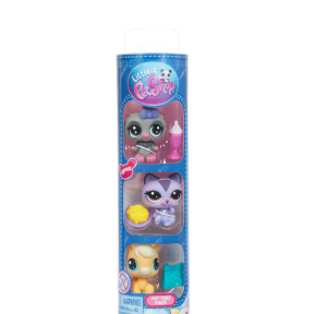 Setul de joacă cu 3 figurine LITTLEST PET SHOP