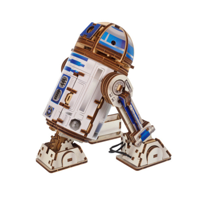 3D Деревянный Пазл Механический, Ugears, Star Wars™ , R2-D2™, 315