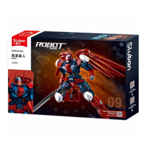 Set de construcție Sluban „Robot tâlhar”, 538 piese