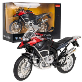 Motocicletă  RASTAR Die cast 1:9  BMW R1200GS, roșu