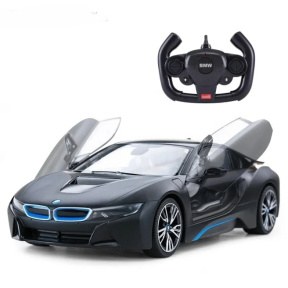Mașină  R/C 1:14 BMW i8 USB charging 71060-3, albastră